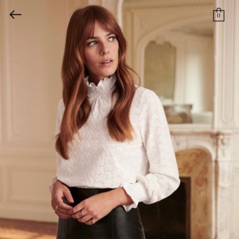 Sezane Cathy Blouse - Picture 2 of 10